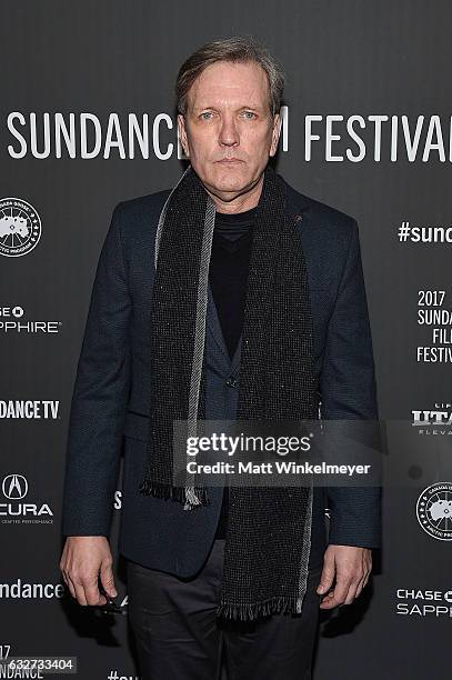 Actor Martin Donovan attends the "Rememory" Premiere on day 7 of the 2017 Sundance Film Festival at Library Center Theater on January 25, 2017 in...