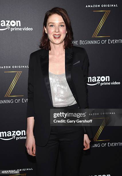 Actress Lucy Walters attends Amazon's new series "Z: The Beginning of Everything" premiere at SVA Theatre on January 25, 2017 in New York City.