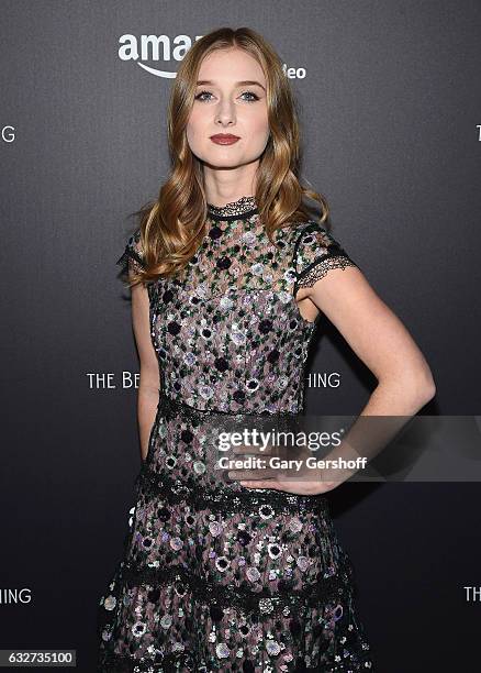 Actress Sarah Schenkkan attends Amazon's new series "Z: The Beginning of Everything" premiere at SVA Theatre on January 25, 2017 in New York City.