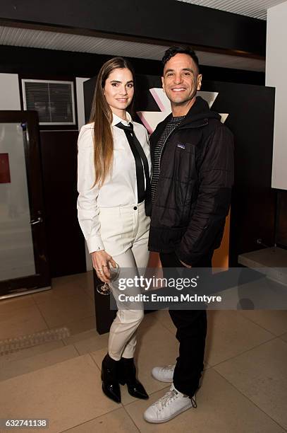 Marija Karan and guest attend 'Art Los Angeles Contemporary host committee members and collectors Joel Lubin and wife Marija Karan host ALAC 2017...