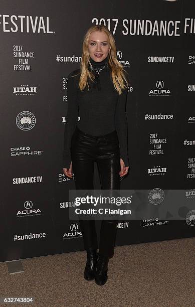 Actress Emily Ruhl attends the 'Newness' Premiere on day 7 of the 2017 Sundance Film Festival at Eccles Center Theatre on January 25, 2017 in Park...