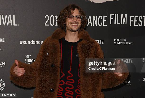 Actor Matthew Gray Gubler attends the 'Newness' Premiere on day 7 of the 2017 Sundance Film Festival at Eccles Center Theatre on January 25, 2017 in...