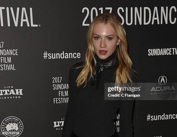 Actress Emily Ruhl attends the 'Newness' Premiere on day 7 of the 2017 Sundance Film Festival at Eccles Center Theatre on January 25, 2017 in Park...