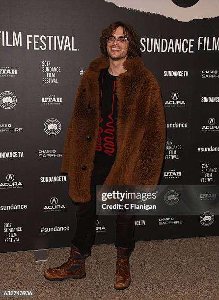 Actor Matthew Gray Gubler attends the 'Newness' Premiere on day 7 of the 2017 Sundance Film Festival at Eccles Center Theatre on January 25, 2017 in...