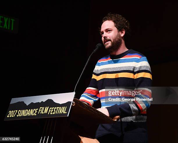 Director Drake Doremus attends the 'Newness' Premiere on day 7 of the 2017 Sundance Film Festival at Eccles Center Theatre on January 25, 2017 in...