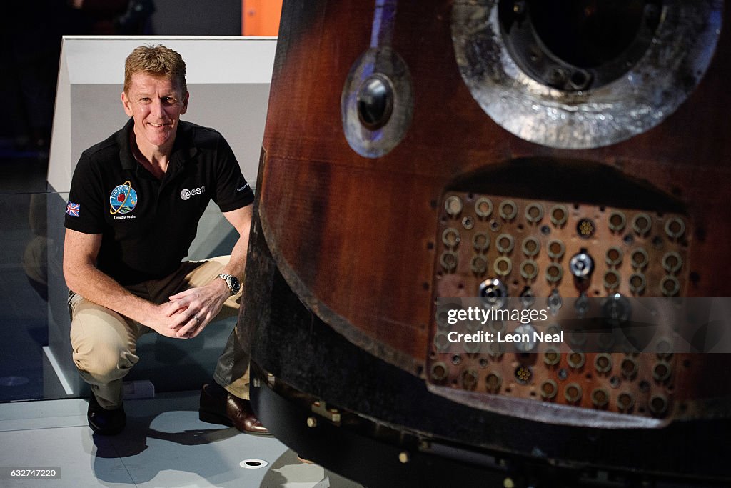 Tim Peake's Spaceship Is Installed At The Science Museum