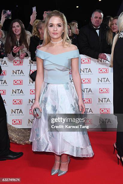 Lorna Fitzgerald attends the National Television Awards at The O2 Arena on January 25, 2017 in London, England.