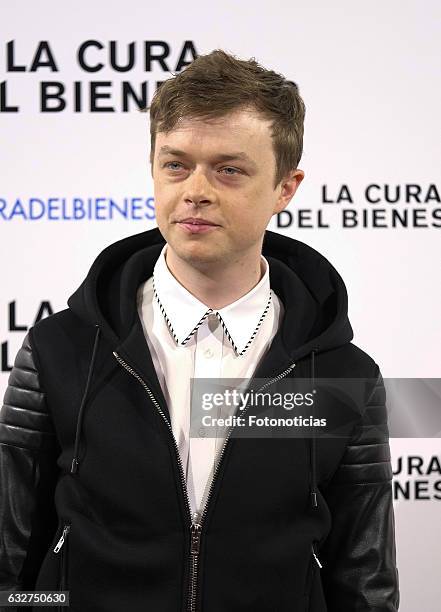 Actor Dane DeHaan attends a photocall for 'A Cure for Wellness' at The Palace Hotel on January 26, 2017 in Madrid, Spain.