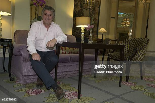 The singer Francisco poses for a portrait session at Sala Mayko on January 25, 2017 in Madrid.