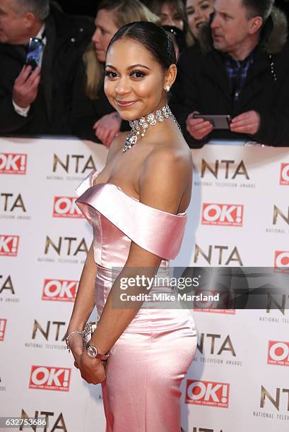 Kassius Nelson attends the National Television Awards at The O2 Arena on January 25, 2017 in London, England.