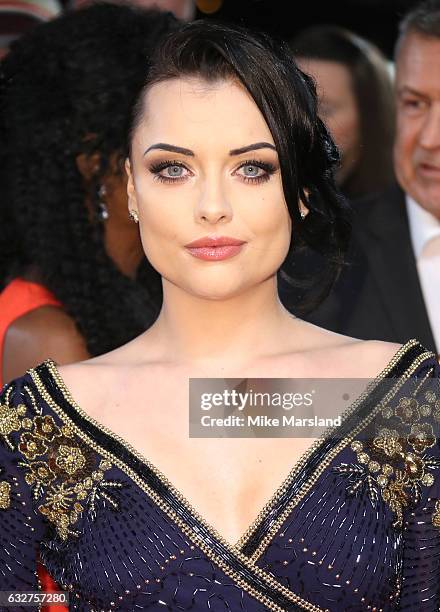 Shona McGarty attends the National Television Awards at The O2 Arena on January 25, 2017 in London, England.