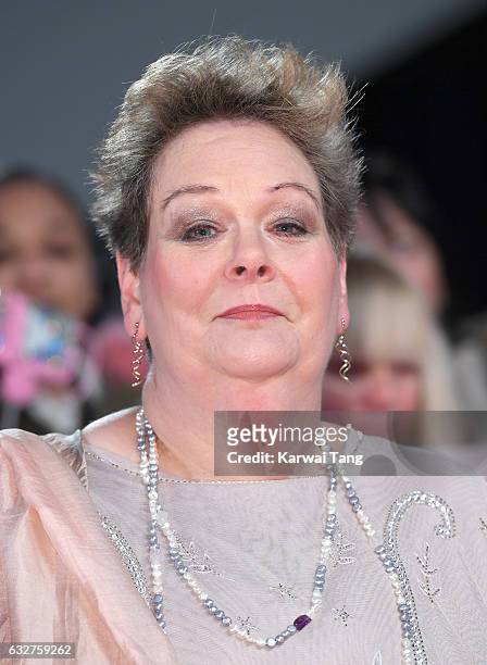 Anne Hegerty attends the National Television Awards at The O2 Arena on January 25, 2017 in London, England.