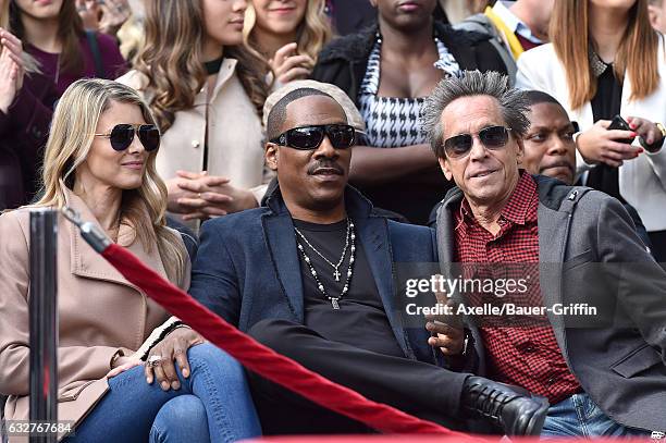 Actor Eddie Murphy, wife Paige Butcher and producer Brian Grazer attend the ceremony honoring Brett Ratner with a Star on the Hollywood Walk of Fame...