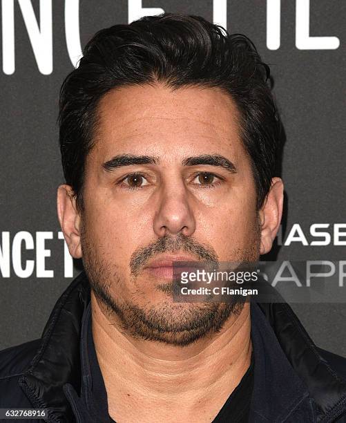 Executive producer Mike Gasparro attends the 'Time: The Kalief Browder Story' Premiere - 2017 Sundance Film Festival at The Marc Theatre on January...