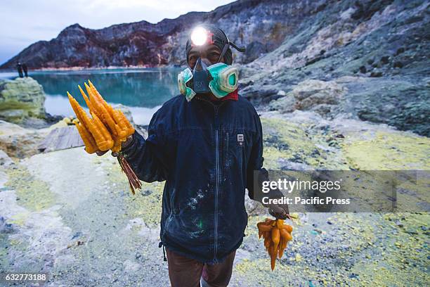 Miner hard working in one of the most inhospitable offices on the planet, these hardy men make three or more trips each day carrying 70+ lbs of raw...