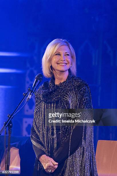 Olivia Newton-John performs at the Union Chapel on January 26, 2017 in London, England.