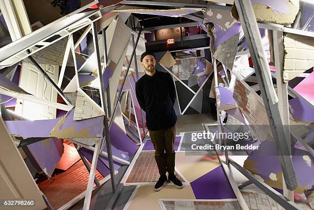 Artist Clemens Behr attends the FX's Legion Where?House at Villian on January 26, 2017 in Brooklyn, New York.