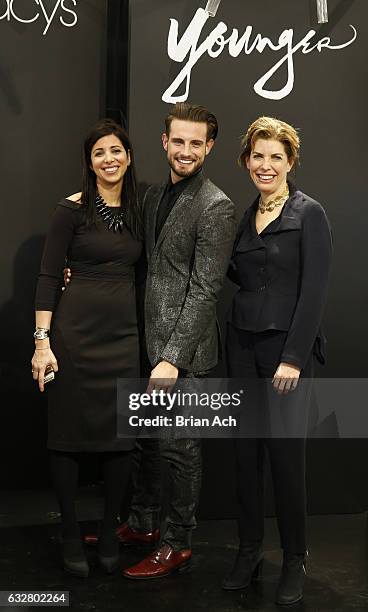 First Deputy Commissioner at Mayor's Office of Media & Entertainment, City of New York Kai Falkenberg, Actor Nico Tortorella and Commissioner, NYC...