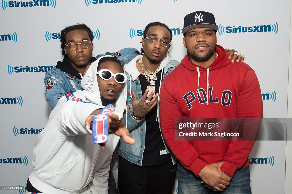 Celebrities Visit SiriusXM - January 26, 2017