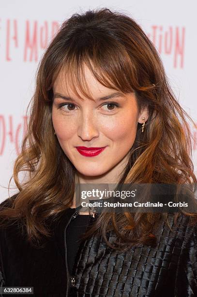 Anais Demoustier attends the Sidaction Gala Dinner 2017 as part of Paris Fashion Week on January 26, 2017 in Paris, France.