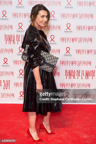 Mademoiselle Agnes attends the Sidaction Gala Dinner 2017 as part of Paris Fashion Week on January 26, 2017 in Paris, France.