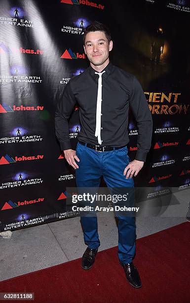 Yosh attends the "Ancient Tomorrow" movie premiere at Ahrya Fine Arts Movie Theater on January 26, 2017 in Beverly Hills, California.