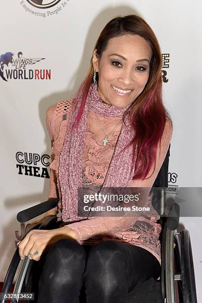 Angela Rockwood attends the official launch of the E.P.I.C. Project at Cupcake Theater on January 26, 2017 in Los Angeles, California.