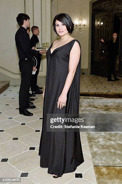 Jessica Iclcsoy attends PSLA partners with Carolina Herrera for Winter Gala on January 26, 2017 in Beverly Hills, California.