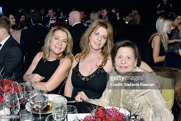Samari Gores, Suzie House and Tada Gores attend PSLA partners with Carolina Herrera for Winter Gala on January 26, 2017 in Beverly Hills, California.