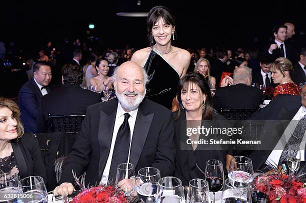 Rob Reiner, Michelle Reiner and Martine Singer attend PSLA partners with Carolina Herrera for Winter Gala on January 26, 2017 in Beverly Hills,...