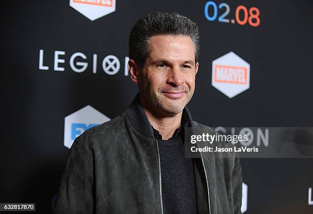 Producer Simon Kinberg attends the premiere of "Legion" at Pacific Design Center on January 26, 2017 in West Hollywood, California.