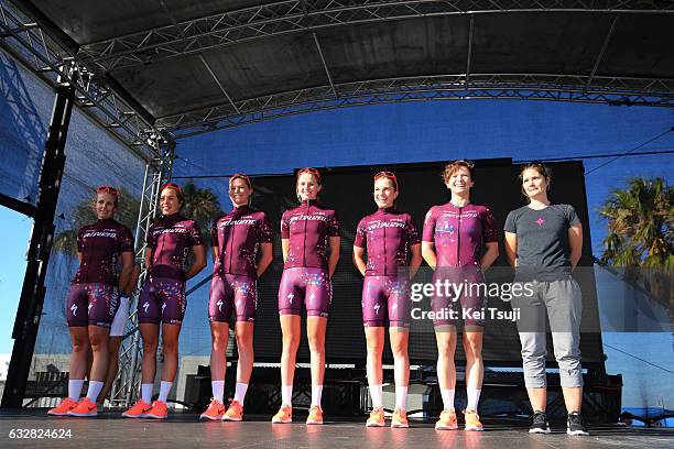 3rd Cadel Evans Great Ocean Road Race 2017 / Teams Presentation Team Specialized Women's Cycling / Taryn HEATHER / Lucy BECHTEL / Kate MCILROY / Ella...