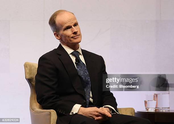 Charles Wilson, chief executive officer of Booker Group Plc, pauses during a news conference in London, U.K., on Friday, Jan. 27, 2017. Tesco Plc...