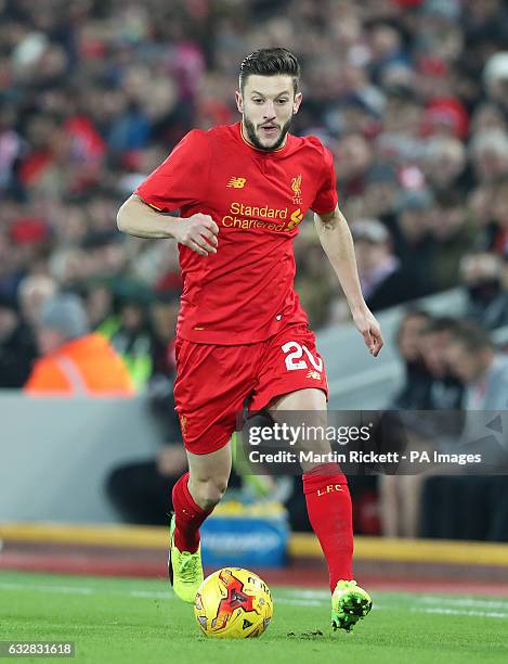 Liverpool's Adam Lallana