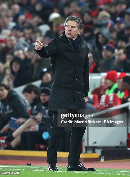 Southampton manager Claude Puel