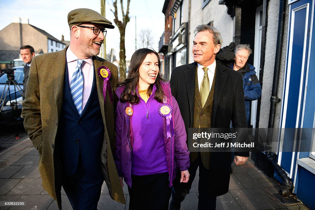 The UKIP Leader Opens Their Campaign Office In Copeland