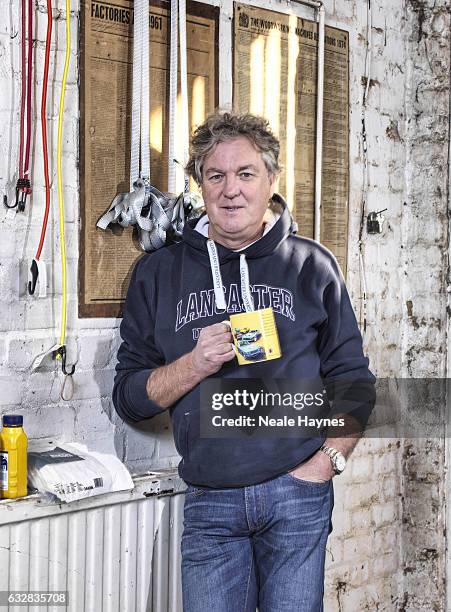 Tv presenter James May is photographed for the Times on December 19, 2016 in London, England.