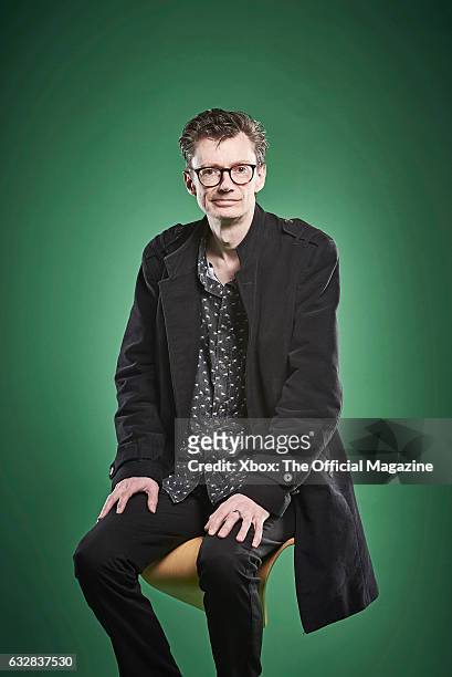 Portrait of British video game developer Chris Sutherland, photographed in Bath on May 4, 2016. Sutherland is best known as the director of...