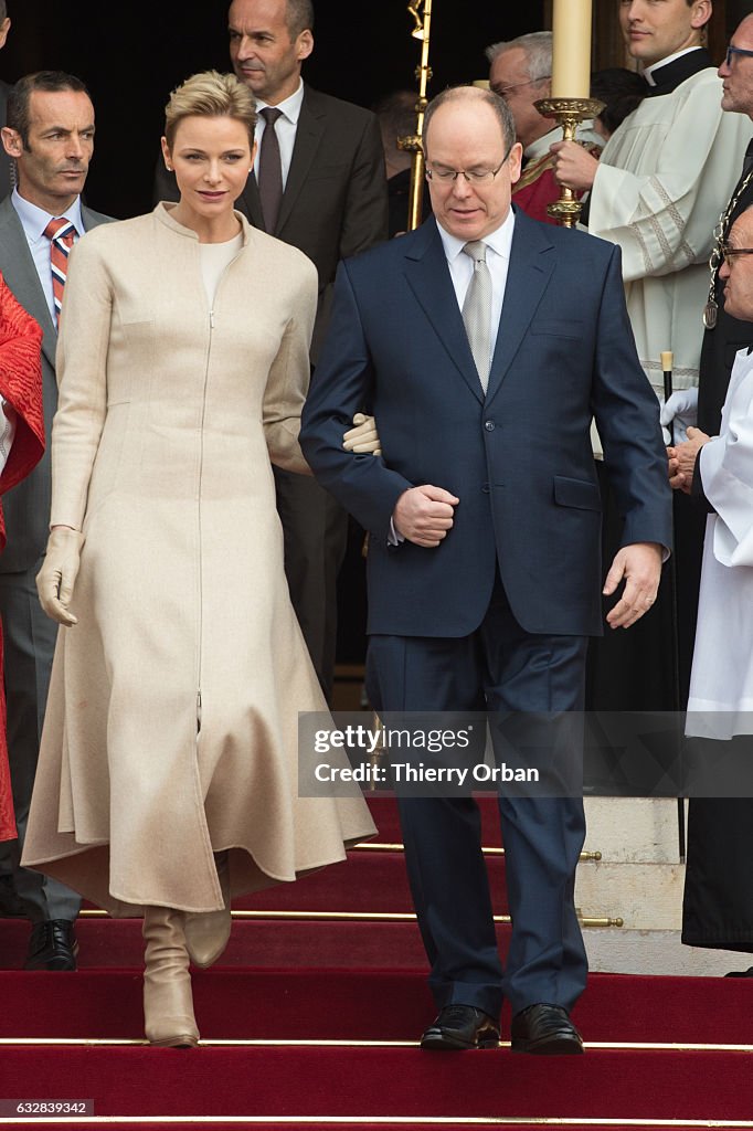 Ceremony Of The Sainte-Devote At The Monaco Cathedrale