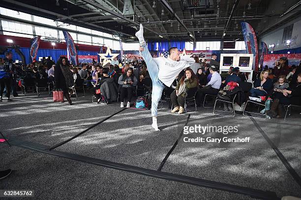 View of atmosphere during "America's Got Talent" Season 12 open call auditions at Queens College on January 27, 2017 in the Queens borough of New...