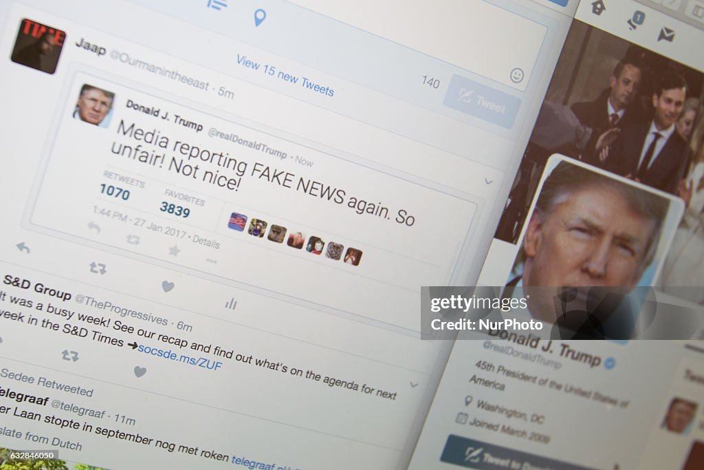 Fake Donald Trump tweets from China