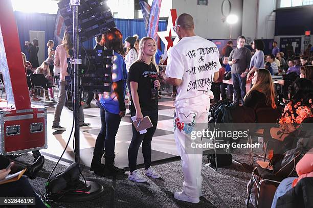 View of atmosphere during "America's Got Talent" Season 12 open call auditions at Queens College on January 27, 2017 in the Queens borough of New...