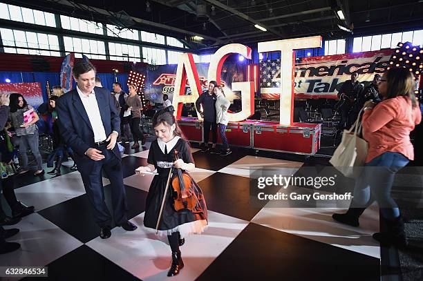 View of atmosphere during "America's Got Talent" Season 12 open call auditions at Queens College on January 27, 2017 in the Queens borough of New...