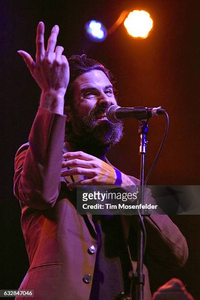 Devendra Banhart performs at The Fillmore on January 26, 2017 in San Francisco, California.