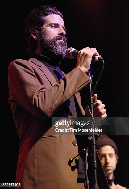 Devendra Banhart performs at The Fillmore on January 26, 2017 in San Francisco, California.