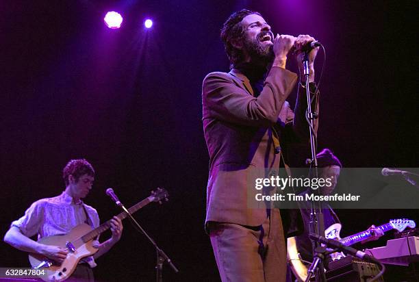 Devendra Banhart performs at The Fillmore on January 26, 2017 in San Francisco, California.