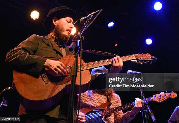 Andy Cabic of Vetiver performs at The Fillmore on January 26, 2017 in San Francisco, California.