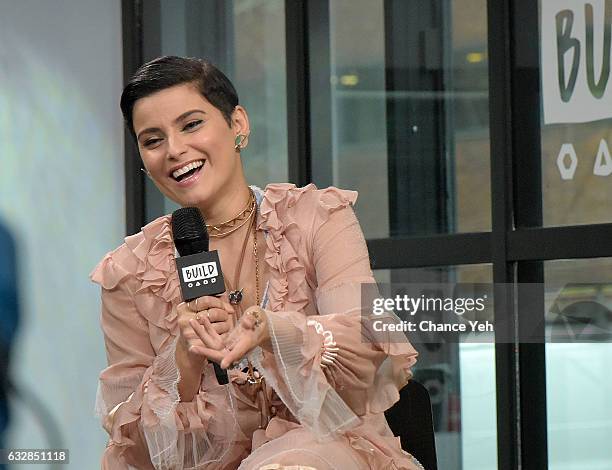 Nelly Furtado attends Build Series to discuss "The Ride" at Build Studio on January 27, 2017 in New York City.