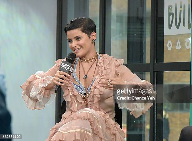 Nelly Furtado attends Build Series to discuss "The Ride" at Build Studio on January 27, 2017 in New York City.