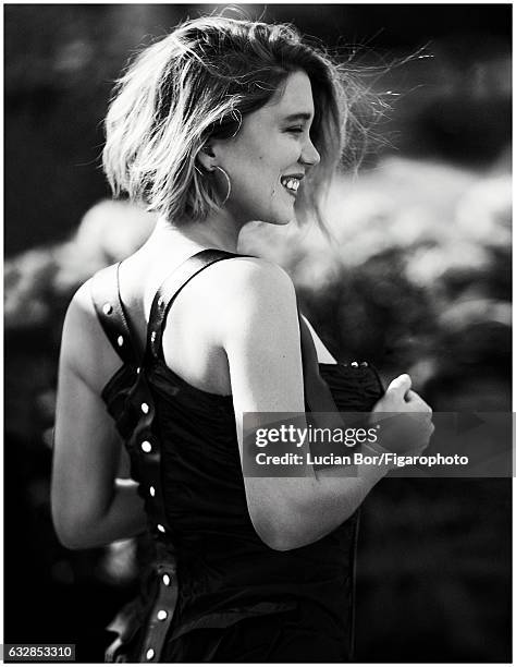 Actress is photographed for Madame Figaro on September 22, 2016 in Paris, France. All . Make-up by Dior. PUBLISHED IMAGE. CREDIT MUST READ: Lucian...